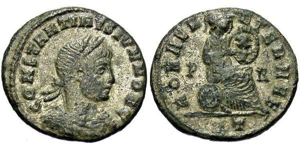 1 Follis /  AE3 Imperio romano (27BC-395) Bronce Constancio II (317 - 361)