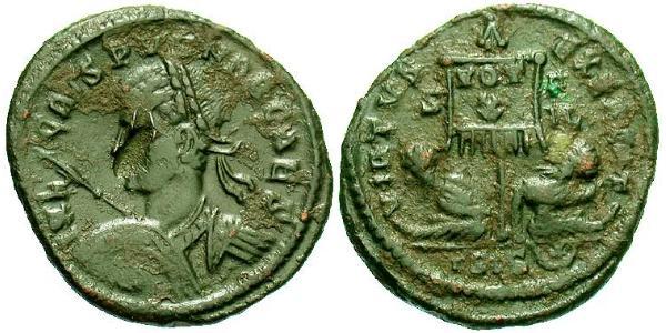 1 Follis /  AE3 Imperio romano (27BC-395) Bronce Crispo (305 - 326)