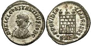 1 Follis /  AE3 Empire romain (27BC-395) Bronze Constance II (317 - 361)