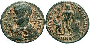 1 Follis /  AE3 Empire romain (27BC-395) Bronze Licinius I (265-324)