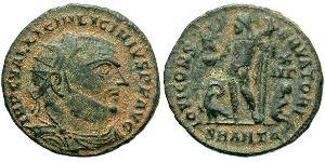 1 Follis /  AE3 Empire romain (27BC-395) Bronze Licinius I (265-324)