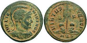 1 Follis /  AE3 Empire romain (27BC-395) Bronze Licinius I (265-324)