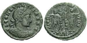 1 Follis /  AE3 Empire romain (27BC-395) Bronze Constant I (320-350)