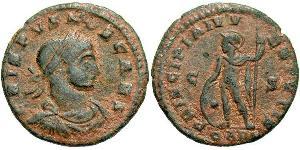 1 Follis /  AE3 Empire romain (27BC-395) Bronze Crispus (305 - 326)