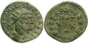 1 Follis /  AE3 Empire romain (27BC-395) Bronze Constantin I (272 - 337)