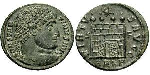 1 Follis /  AE3 Empire romain (27BC-395) Bronze Constantin I (272 - 337)