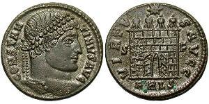 1 Follis /  AE3 Empire romain (27BC-395) Bronze Constantin I (272 - 337)