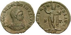 1 Follis /  AE3 Empire romain (27BC-395) Bronze Constance II (317 - 361)