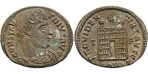 1 Follis /  AE3 Empire romain (27BC-395) Bronze Constantin I (272 - 337)