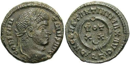 1 Follis /  AE3 Empire romain (27BC-395) Bronze Constantin I (272 - 337)