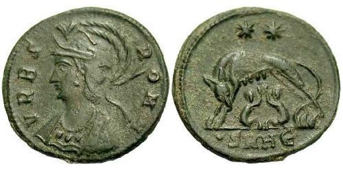 1 Follis /  AE3 Empire romain (27BC-395) Bronze Constantin I (272 - 337)