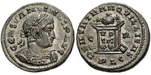 1 Follis /  AE3 Empire romain (27BC-395) Bronze Constantin I (272 - 337)