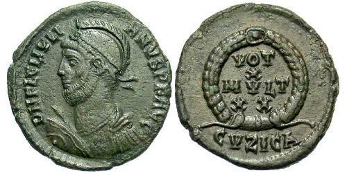 1 Follis /  AE3 Empire romain (27BC-395) Bronze Julien II  (331-363)