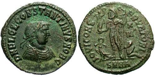 1 Follis /  AE3 Empire romain (27BC-395) Bronze Constance II (317 - 361)
