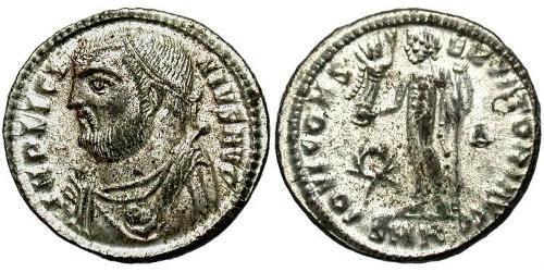 1 Follis /  AE3 Empire romain (27BC-395) Bronze Licinius I (265-324)