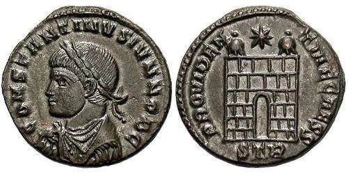 1 Follis /  AE3 Empire romain (27BC-395) Bronze Constance II (317 - 361)