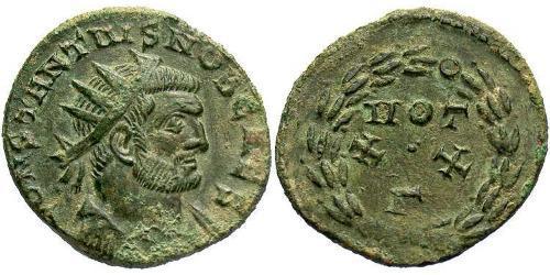 1 Follis /  AE3 Empire romain (27BC-395) Bronze Constantin I (272 - 337)