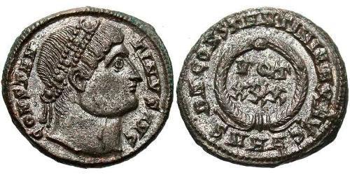 1 Follis /  AE3 Empire romain (27BC-395) Bronze Constantin I (272 - 337)