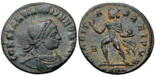 1 Follis /  AE3 Empire romain (27BC-395) Bronze Constance II (317 - 361)