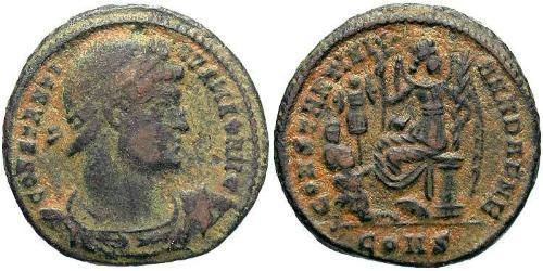 1 Follis /  AE3 Empire romain (27BC-395) Bronze Constantin I (272 - 337)