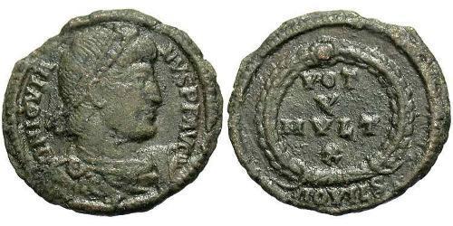 1 Follis /  AE3 Empire romain (27BC-395) Bronze Jovien (331- 364)