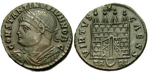 1 Follis /  AE3 Empire romain (27BC-395) Bronze Constance II (317 - 361)