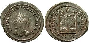 1 Follis /  AE3 Empire romain d