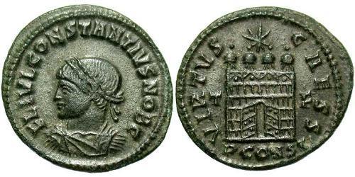 1 Follis /  AE3 Empire romain d