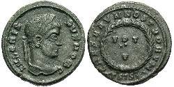 1 Follis /  AE3 Roman Empire (27BC-395) Bronze Crispus (305 - 326)