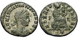 1 Follis /  AE3 Roman Empire (27BC-395) Bronze Constantius II (317 - 361)