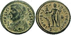 1 Follis /  AE3 Roman Empire (27BC-395) Bronze Licinius I (265-324)