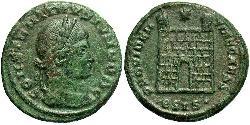 1 Follis /  AE3 Roman Empire (27BC-395) Bronze Constantius II (317 - 361)