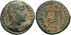 1 Follis /  AE3 Roman Empire (27BC-395) Bronze Constantine I (272 - 337)