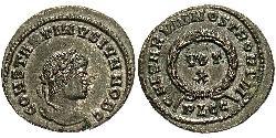 1 Follis /  AE3 Roman Empire (27BC-395) Bronze Constantius II (317 - 361)