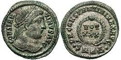 1 Follis /  AE3 Roman Empire (27BC-395) Bronze Constantine I (272 - 337)