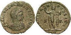 1 Follis /  AE3 Roman Empire (27BC-395) Bronze Constantius II (317 - 361)