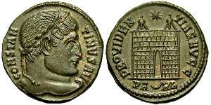 1 Follis /  AE3 Roman Empire (27BC-395) Bronze Constantine I (272 - 337)