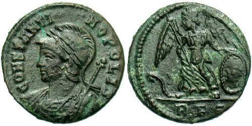 1 Follis /  AE3 Roman Empire (27BC-395) Bronze Constantine I (272 - 337)