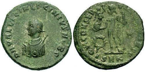 1 Follis /  AE3 Roman Empire (27BC-395) Bronze Licinius II (315-326)