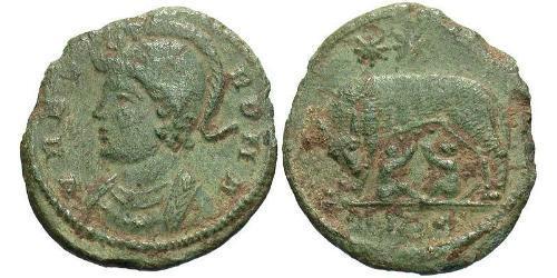 1 Follis /  AE3 Roman Empire (27BC-395) Bronze Constantine I (272 - 337)