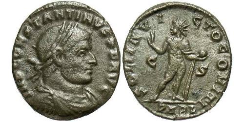 1 Follis /  AE3 Roman Empire (27BC-395) Bronze Constantine I (272 - 337)