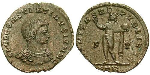 1 Follis /  AE3 Roman Empire (27BC-395) Bronze Constantius II (317 - 361)