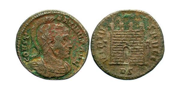 1 Follis /  AE3 Roman Empire (27BC-395) Bronze Constantine I (272 - 337)