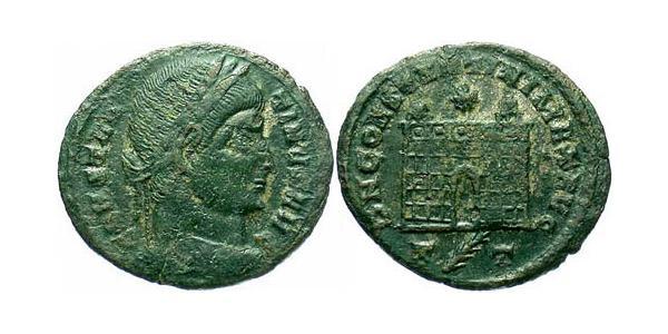 1 Follis /  AE3 Roman Empire (27BC-395) Bronze Constantine I (272 - 337)