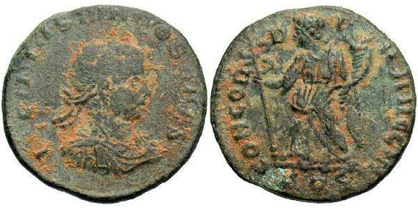 1 Follis /  AE3 Roman Empire (27BC-395) Bronze Licinius II (315-326)