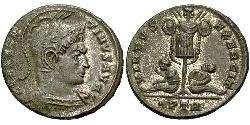 1 Follis /  AE3 Römische Kaiserzeit (27BC-395) Bronze Konstantin I (272 - 337)