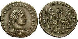 1 Follis /  AE3 Römische Kaiserzeit (27BC-395) Bronze Constantius II(317 - 361)