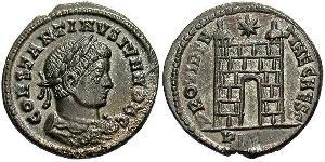 1 Follis /  AE3 Römische Kaiserzeit (27BC-395) Bronze Constantius II(317 - 361)