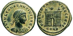 1 Follis /  AE3 Römische Kaiserzeit (27BC-395) Bronze Constantius II(317 - 361)