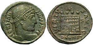 1 Follis /  AE3 Römische Kaiserzeit (27BC-395) Bronze Konstantin I (272 - 337)